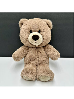 Aurora Teddy Bear Hugga Wug Plush Tan Taupe Soft Stuffed Animal 13 Inches